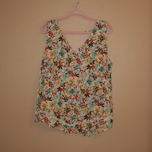 Ana New Approach Floral Pattern Sleeveless top size XL